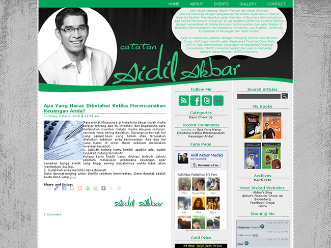 Aidil Akbar - Home Page